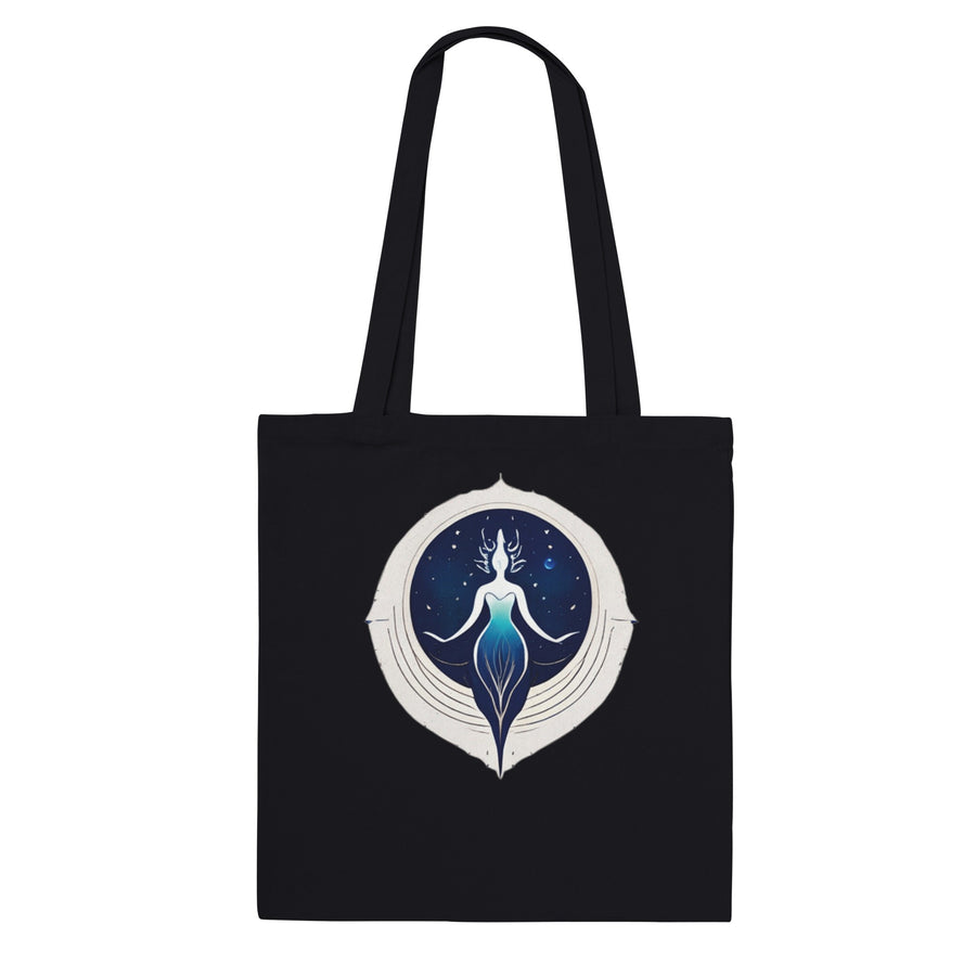 Cosmic Goddess Tote Bag | Nature-Inspired, Celestial Elegance