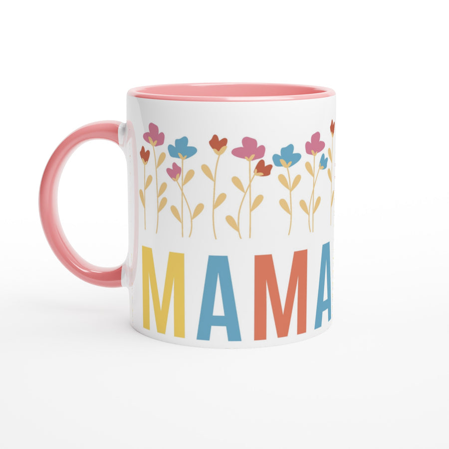 "Bloom Mama" 11oz Ceramic Mug - Morning Blooms for Mom