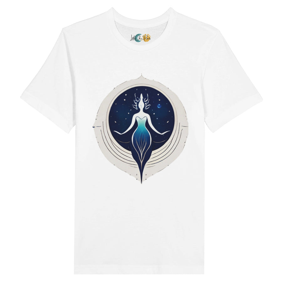 "Cosmic Goddess" Unisex Crewneck T-shirt - Premium Celestial Design