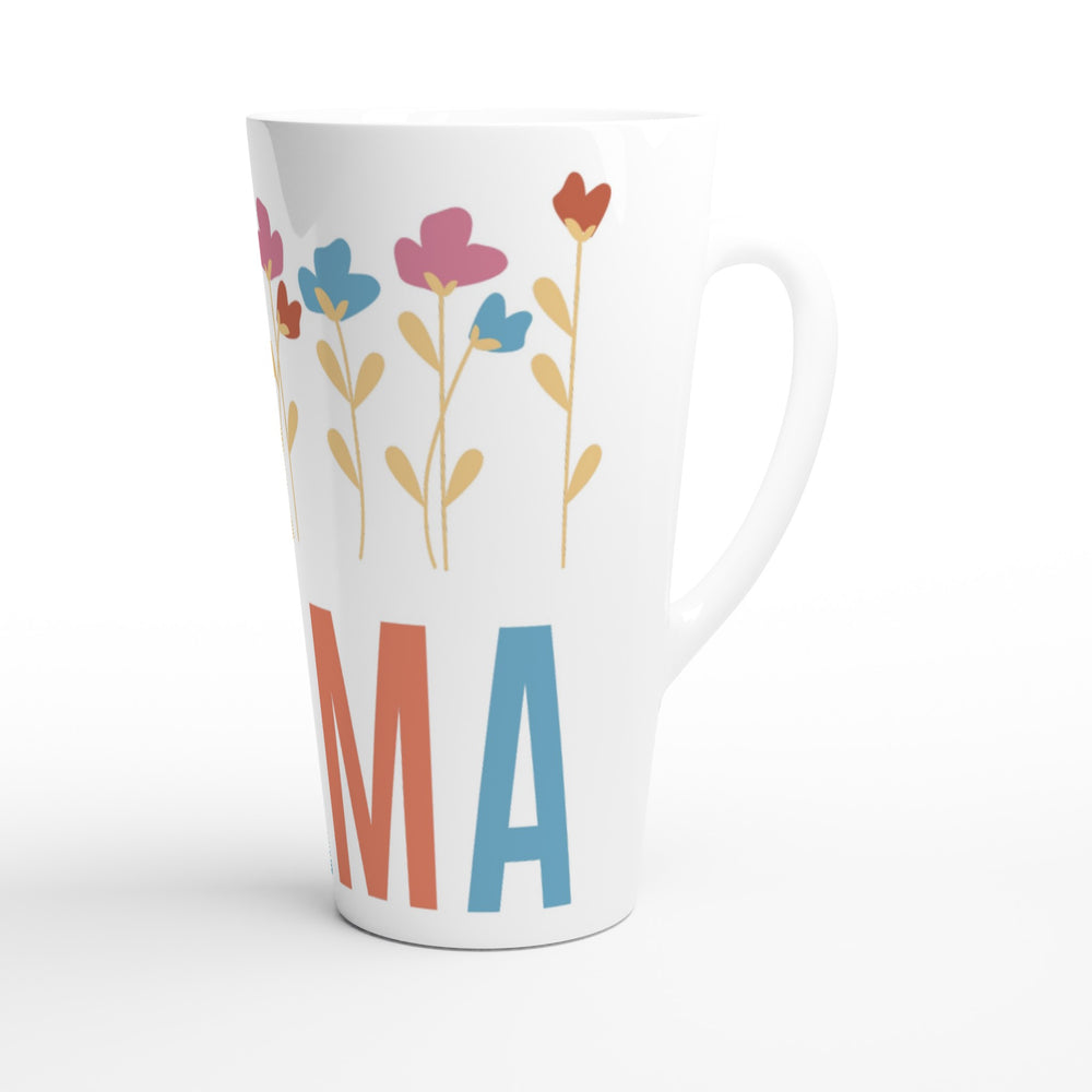 "Bloom Mama" 17oz Latte Mug - Blossom with Every Sip