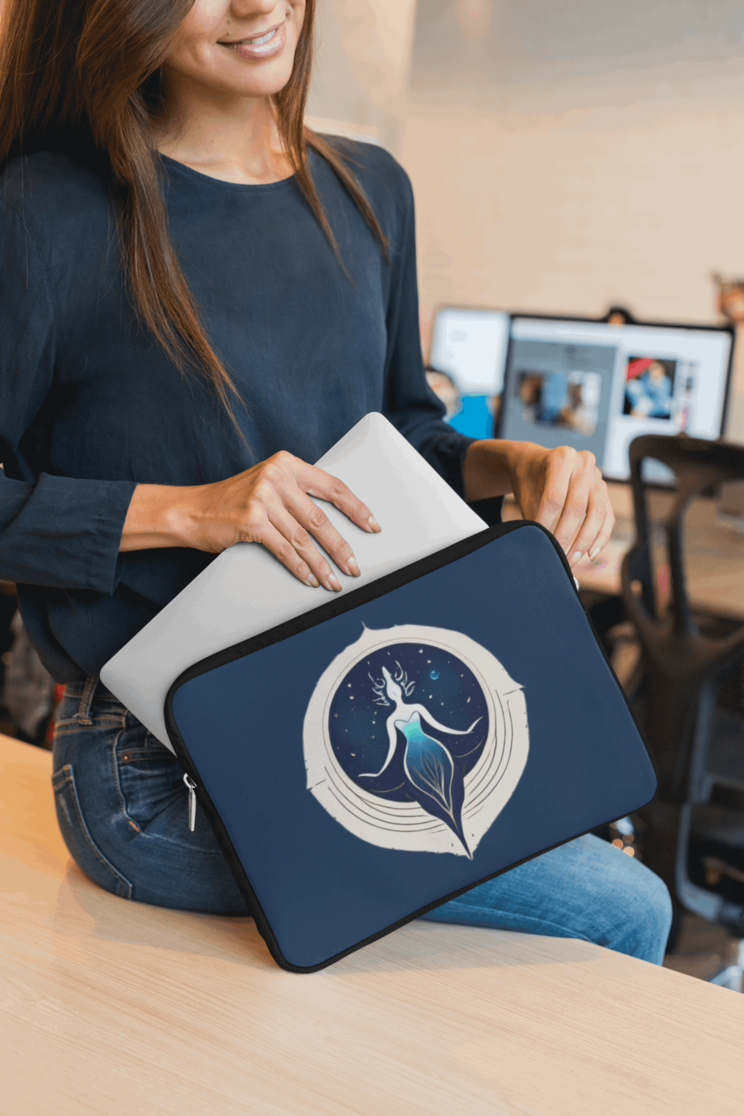 Cosmic Goddess Laptop Sleeve - Protect Your Tech